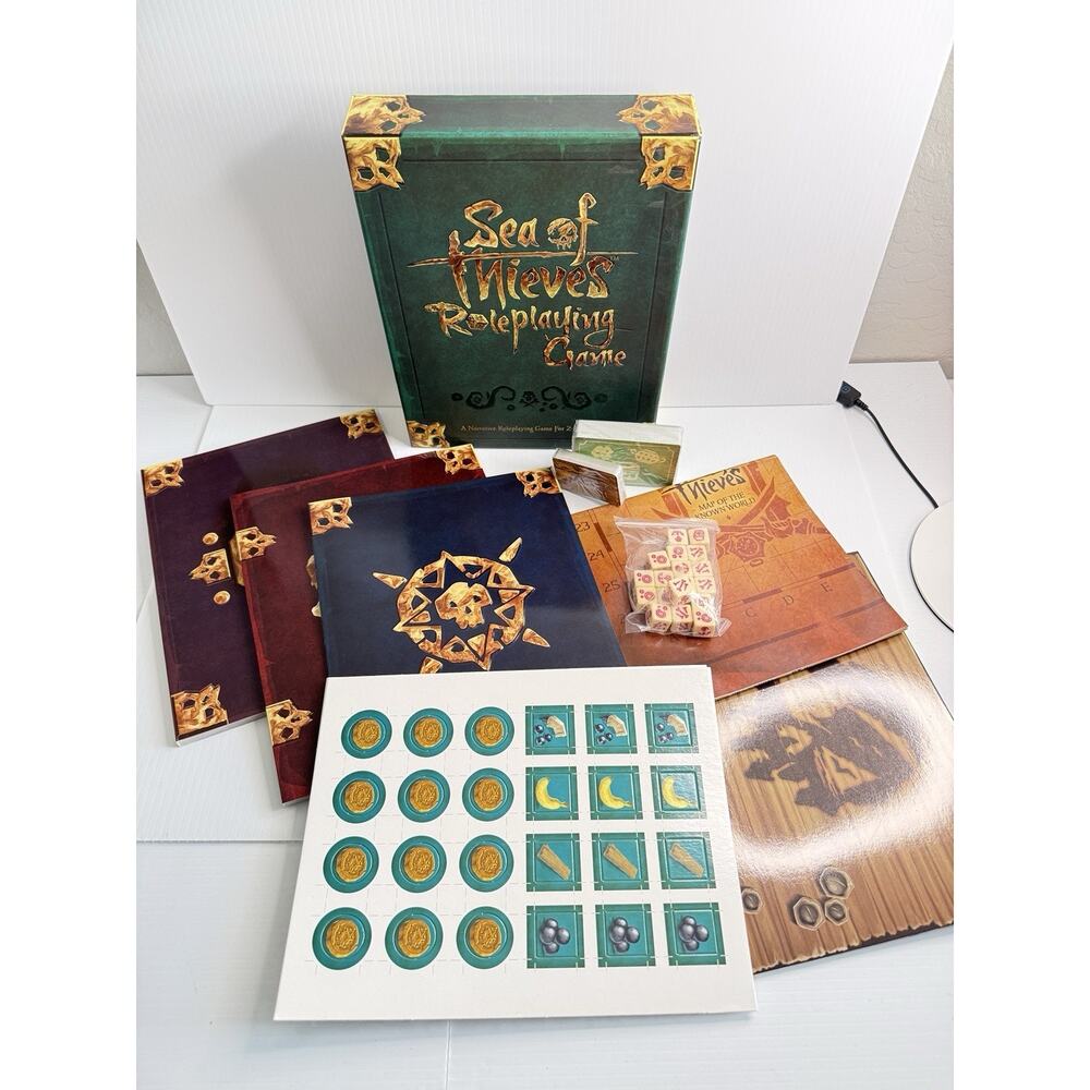 Sea of Thieves Roleplaying Game Pirate RPG Box Set - New (Missing DLC Code)
